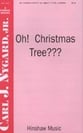 Oh! Christmas Tree??? TTBB choral sheet music cover